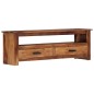 Mobile Porta TV 118x30x40 cm in Legno Massello di Sheesham Mobile Porta TV 118x30x40 cm in Legno Massello di Sheesham