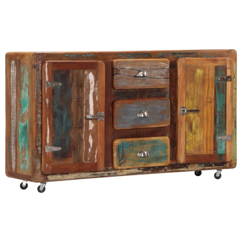 Credenza 150x43x86 cm Legno Massello di Recupero Credenza 150x43x86 cm Legno Massello di Recupero