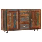 Credenza 150x43x86 cm Legno Massello di Recupero Credenza 150x43x86 cm Legno Massello di Recupero