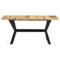 Tavolo da Pranzo 160x80x75 cm in Legno Massello di Mango Tavolo da Pranzo 160x80x75 cm in Legno Massello di Mango