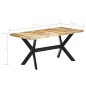 Tavolo da Pranzo 160x80x75 cm in Legno Massello di Mango Tavolo da Pranzo 160x80x75 cm in Legno Massello di Mango