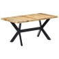 Tavolo da Pranzo 160x80x75 cm in Legno Massello di Mango Tavolo da Pranzo 160x80x75 cm in Legno Massello di Mango