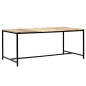 Tavolo da Pranzo 180x90x75 cm in Legno Massello di Mango Grezzo Tavolo da Pranzo 180x90x75 cm in Legno Massello di Mango Grezzo
