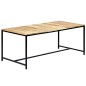 Tavolo da Pranzo 180x90x75 cm in Legno Massello di Mango Grezzo Tavolo da Pranzo 180x90x75 cm in Legno Massello di Mango Grezzo