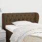 vidaXL Testiera ad Orecchio Marrone Scuro 93x23x78/88 cm in Tessuto vidaXL Testiera ad Orecchio Marrone Scuro 93x23x78/88 cm in Tessuto