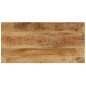 Tavolino da Caffè 100x50x35cm Legno Massello di Mango e Acciaio Tavolino da Caffè 100x50x35cm Legno Massello di Mango e Acciaio