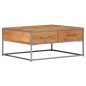 Tavolino da Caffè 75x75x35 cm in Legno Massello di Acacia Tavolino da Caffè 75x75x35 cm in Legno Massello di Acacia