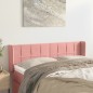 Testiera ad Orecchio Rosa 147x16x78/88 cm in Velluto Testiera ad Orecchio Rosa 147x16x78/88 cm in Velluto