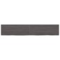 Ripiano Muro Grigio Scuro 160x30x4 cm Massello Rovere Trattato Ripiano Muro Grigio Scuro 160x30x4 cm Massello Rovere Trattato