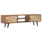 vidaXL Mobile Porta TV 140x30x40 cm in Legno Massello di Acacia vidaXL Mobile Porta TV 140x30x40 cm in Legno Massello di Acacia