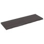 Ripiano Muro Grigio Scuro 120x40x4 cm Massello Rovere Trattato Ripiano Muro Grigio Scuro 120x40x4 cm Massello Rovere Trattato