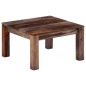 Tavolino da Caffè Grigio 60x60x35cm Legno Massello di Sheesham Tavolino da Caffè Grigio 60x60x35cm Legno Massello di Sheesham
