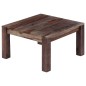 Tavolino da Caffè Grigio 60x60x35cm Legno Massello di Sheesham Tavolino da Caffè Grigio 60x60x35cm Legno Massello di Sheesham