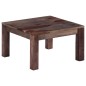 Tavolino da Caffè Grigio 60x60x35cm Legno Massello di Sheesham Tavolino da Caffè Grigio 60x60x35cm Legno Massello di Sheesham