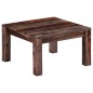 Tavolino da Caffè Grigio 60x60x35cm Legno Massello di Sheesham Tavolino da Caffè Grigio 60x60x35cm Legno Massello di Sheesham