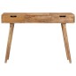 vidaXL Toletta da Trucco 112x45x76 cm Legno Massello di Mango vidaXL Toletta da Trucco 112x45x76 cm Legno Massello di Mango