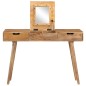 vidaXL Toletta da Trucco 112x45x76 cm Legno Massello di Mango vidaXL Toletta da Trucco 112x45x76 cm Legno Massello di Mango