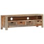 Mobile Porta TV in Legno Massello di Sheesham 130x30x40 cm Mobile Porta TV in Legno Massello di Sheesham 130x30x40 cm