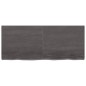 Ripiano Muro Grigio Scuro 120x50x4 cm Massello Rovere Trattato Ripiano Muro Grigio Scuro 120x50x4 cm Massello Rovere Trattato