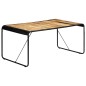 Tavolo da Pranzo 180x90x76 cm Legno Massello di Mango Grezzo Tavolo da Pranzo 180x90x76 cm Legno Massello di Mango Grezzo