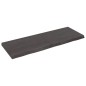 Ripiano Muro Grigio Scuro 140x50x6 cm Massello Rovere Trattato Ripiano Muro Grigio Scuro 140x50x6 cm Massello Rovere Trattato