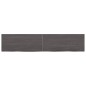 Ripiano Muro Grigio Scuro 140x30x4 cm Massello Rovere Trattato Ripiano Muro Grigio Scuro 140x30x4 cm Massello Rovere Trattato