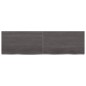 Ripiano Muro Grigio Scuro 140x40x4 cm Massello Rovere Trattato Ripiano Muro Grigio Scuro 140x40x4 cm Massello Rovere Trattato