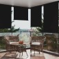 Tendalino Laterale per Balcone 117x250 cm Nero Tendalino Laterale per Balcone 117x250 cm Nero