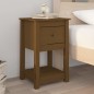 Comodini 2 pz Miele 40x35x61,5 cm in Legno Massello di Pino Comodini 2 pz Miele 40x35x61,5 cm in Legno Massello di Pino