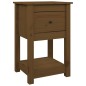 Comodini 2 pz Miele 40x35x61,5 cm in Legno Massello di Pino Comodini 2 pz Miele 40x35x61,5 cm in Legno Massello di Pino