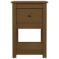 Comodini 2 pz Miele 40x35x61,5 cm in Legno Massello di Pino Comodini 2 pz Miele 40x35x61,5 cm in Legno Massello di Pino