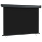 Tendalino Laterale per Balcone 117x250 cm Nero Tendalino Laterale per Balcone 117x250 cm Nero