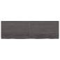 vidaXL Ripiano Marrone Scuro 160x50x(2-6) cm Massello Rovere Trattato vidaXL Ripiano Marrone Scuro 160x50x(2-6) cm Massello Rovere Trattato