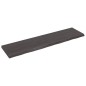 Ripiano Muro Grigio Scuro 200x50x6 cm Massello Rovere Trattato Ripiano Muro Grigio Scuro 200x50x6 cm Massello Rovere Trattato