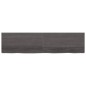Ripiano Muro Grigio Scuro 200x50x6 cm Massello Rovere Trattato Ripiano Muro Grigio Scuro 200x50x6 cm Massello Rovere Trattato