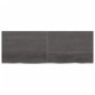 vidaXL Ripiano Marrone Scuro 140x50x(2-4) cm Massello Rovere Trattato vidaXL Ripiano Marrone Scuro 140x50x(2-4) cm Massello Rovere Trattato