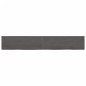 Ripiano Muro Grigio Scuro 180x30x4 cm Massello Rovere Trattato Ripiano Muro Grigio Scuro 180x30x4 cm Massello Rovere Trattato