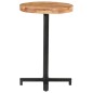 Tavolino da Bistrot Rotondo Ø50x75 cm in Legno di Acacia Tavolino da Bistrot Rotondo Ø50x75 cm in Legno di Acacia