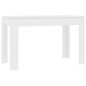 Tavolo da Pranzo Bianco 120x60x76 cm in Legno Multistrato Tavolo da Pranzo Bianco 120x60x76 cm in Legno Multistrato
