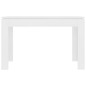 Tavolo da Pranzo Bianco 120x60x76 cm in Legno Multistrato Tavolo da Pranzo Bianco 120x60x76 cm in Legno Multistrato