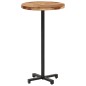 Tavolino da Bar Rotondo Ø60x110 cm in Legno Massello di Acacia Tavolino da Bar Rotondo Ø60x110 cm in Legno Massello di Acacia