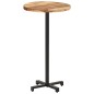 Tavolino da Bar Rotondo Ø60x110 cm in Legno Massello di Acacia Tavolino da Bar Rotondo Ø60x110 cm in Legno Massello di Acacia