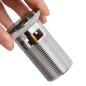 Scarico a Pressione Funzione Troppopieno Cromo 6,4x6,4x9,1cm Scarico a Pressione Funzione Troppopieno Cromo 6,4x6,4x9,1cm