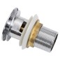 Scarico a Pressione Funzione Troppopieno Cromo 6,4x6,4x9,1cm Scarico a Pressione Funzione Troppopieno Cromo 6,4x6,4x9,1cm