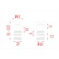 Scarico a Pressione Funzione Troppopieno Cromo 6,4x6,4x9,1cm Scarico a Pressione Funzione Troppopieno Cromo 6,4x6,4x9,1cm