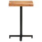 Tavolino da Bistrot Quadrato 50x50x75 cm in Massello di Acacia Tavolino da Bistrot Quadrato 50x50x75 cm in Massello di Acacia