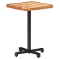 Tavolino da Bistrot Quadrato 50x50x75 cm in Massello di Acacia Tavolino da Bistrot Quadrato 50x50x75 cm in Massello di Acacia