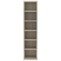 vidaXL Mobile Porta CD Rovere Sonoma 21x20x88 cm in Legno Multistrato vidaXL Mobile Porta CD Rovere Sonoma 21x20x88 cm in Legno Multistrato