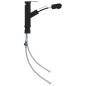 Rubinetto Lavabo da Bagno Funzione Estraibile Nero 157x172 mm Rubinetto Lavabo da Bagno Funzione Estraibile Nero 157x172 mm