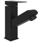 Rubinetto Lavabo da Bagno Funzione Estraibile Nero 157x172 mm Rubinetto Lavabo da Bagno Funzione Estraibile Nero 157x172 mm